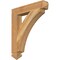 Ekena Millwork Thorton Arts & Crafts Rough Sawn Bracket, Western Red Cedar, 4"W x 24"D x 28"H BKT04X24X28THR03RWR - alternate 1